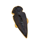 Alchemia Obsidian Arrowhead Adjustable Ring - Warrior’s Edge